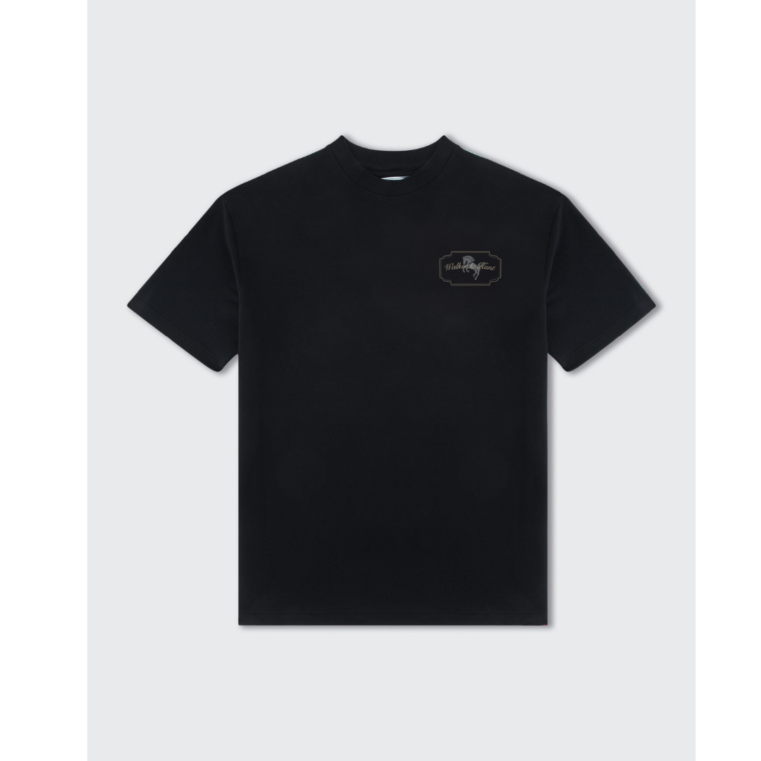 Le Mon Patch Tee — Black