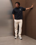 Relaxed Fit Sweatpant- Beige