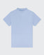 Pique Stretch Polo- Light Blue