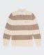 Striped Knit Jumper - Ecru & Cream