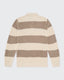 Striped Knit Jumper - Ecru & Cream