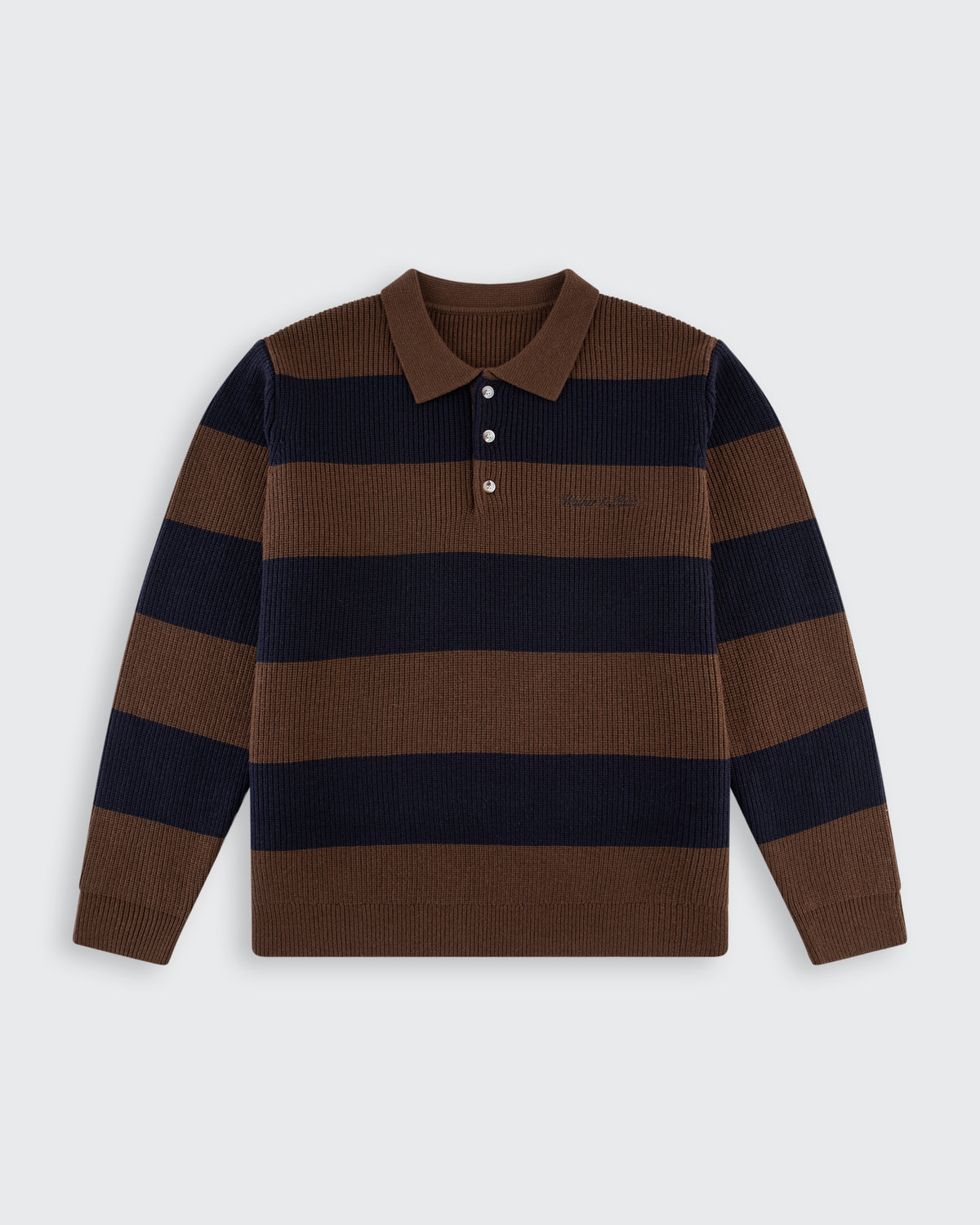 Lando Knit - Brown & Navy