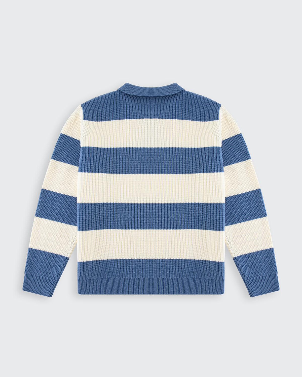 Oversized Lando Knit - Steel & Cream