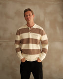 Oversized Lando Knit - Mocha & Cream
