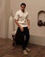Elston Knitted Polo- Cream