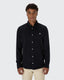 Pique Stretch Shirt- Navy