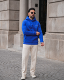 Script Hoodie- Cobalt Blue